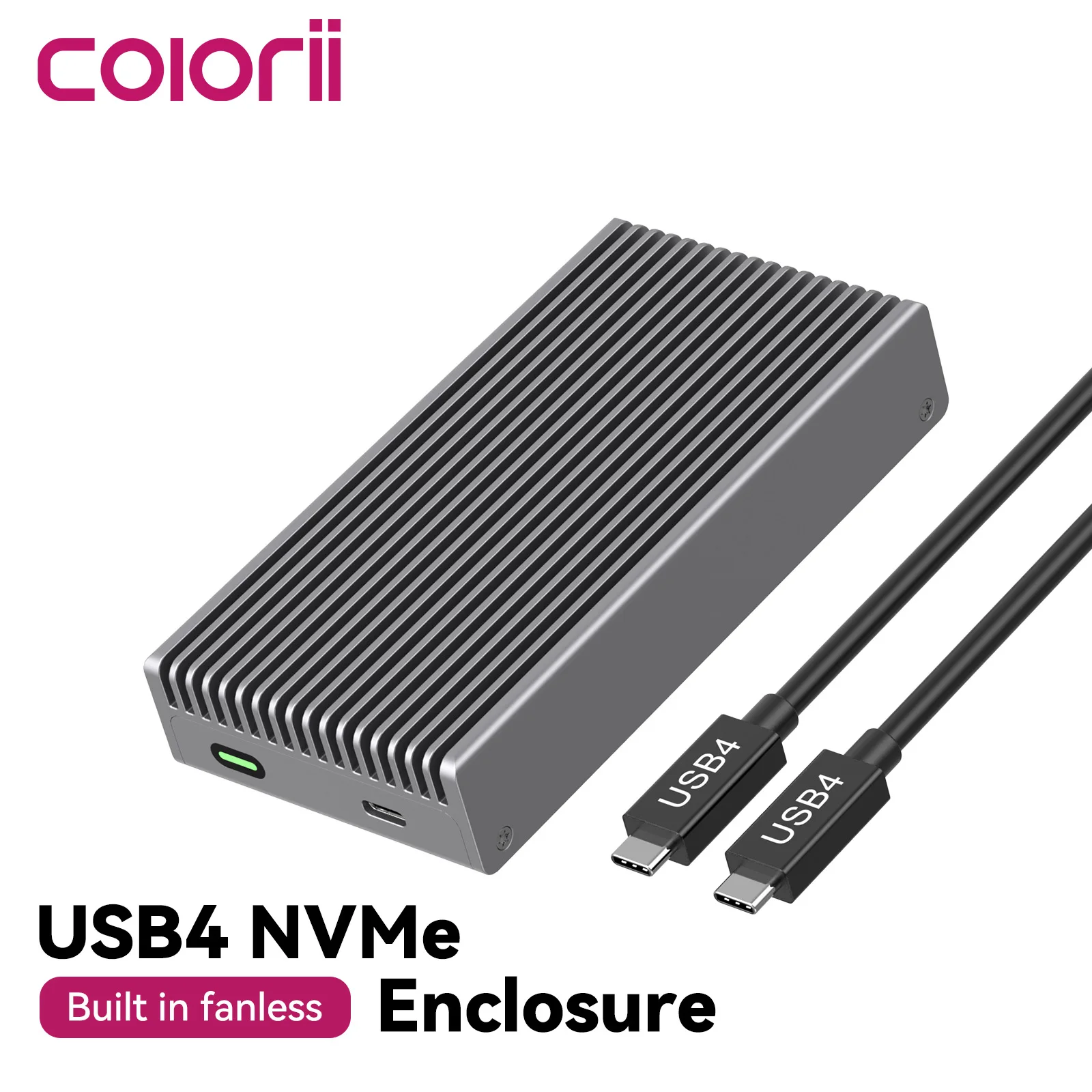 Usb4 40Gbps External Ssd 8Tb - Caja SSD USB4 M.2 NVMe de
