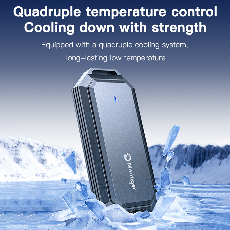 Carcasa Meetiger para SSD M.2  - Usb4 40Gbps External Ssd 8Tb reseña y precio