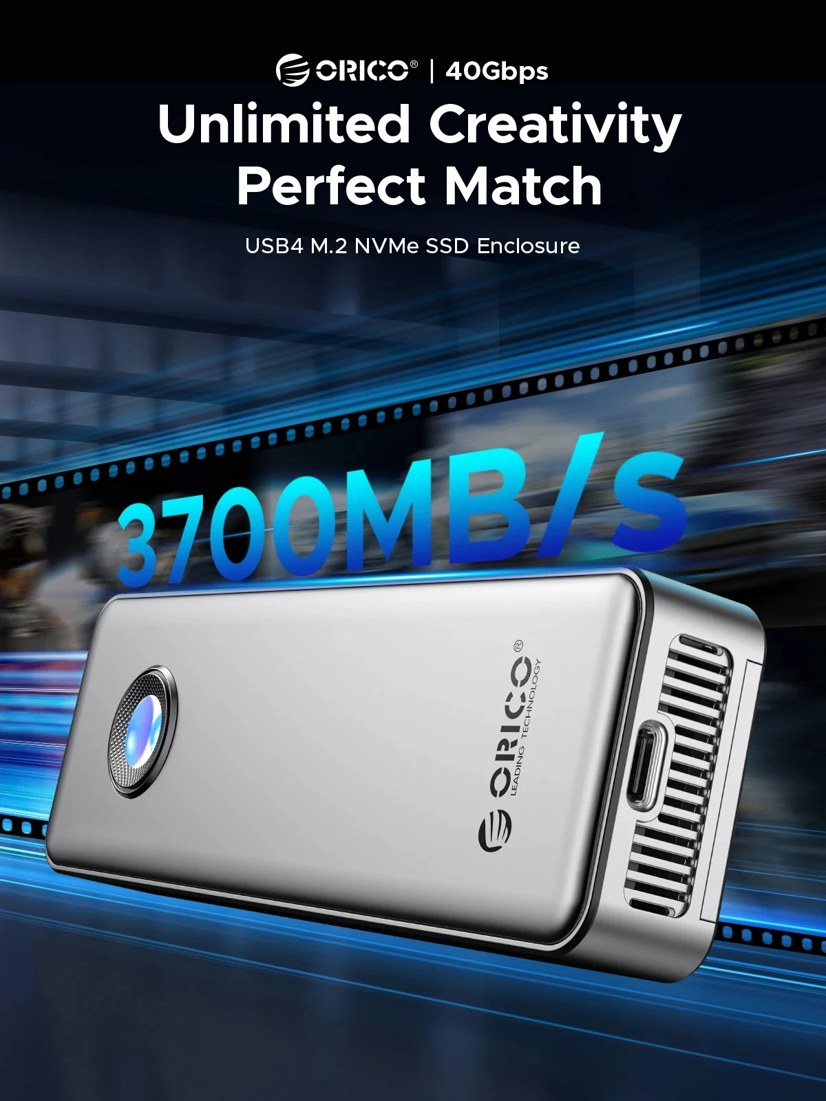ORICO-carcasa externa de alumi - Usb4 40Gbps External Ssd 8Tb reseña y precio