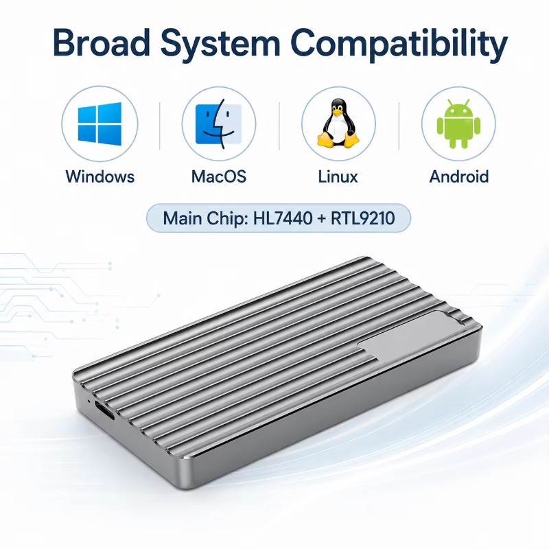 Carcasa Externa Portátil de Al - Usb4 40Gbps External Ssd 8Tb reseña y precio